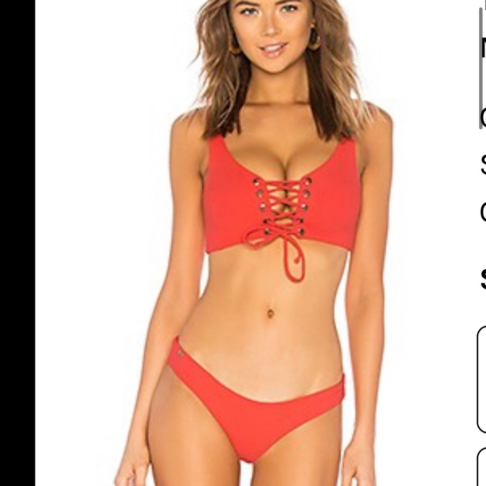 Maaji Reversible Bikini. Red, size small